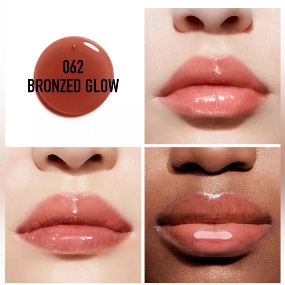 Dior Lip Glow Oil Color Reviver Cherry Oil - 062 Bronzed Glow - Picture 2 of 3